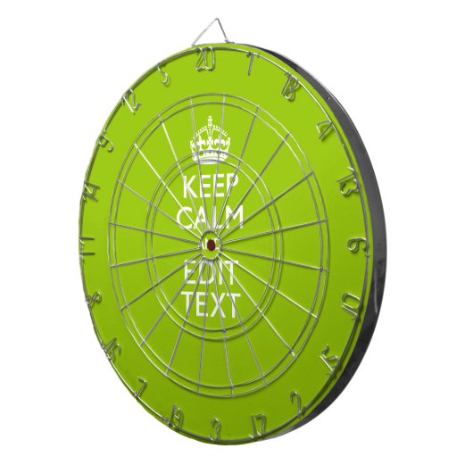 Cible De Fléchettes Android Green Keep Calm Have Your (Devant droit)