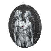 Cible De Fléchettes Android Union: Cyborg Couple Futuristic Dartboard (Devant droit)