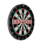 Cible De Fléchettes ANGLETERRE Anglais Ancien Design Classique Texte R (Devant gauche)
