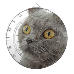 Cible De Fléchettes Animal de compagnie chat grumpy fronce la paix Amo