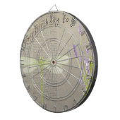 Cible De Fléchettes anniversaire heureux de libellule (Devant droit)