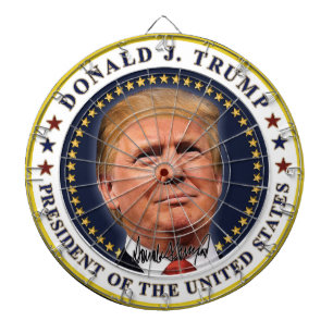 Cible De Fléchettes Anti Président Donald Trump