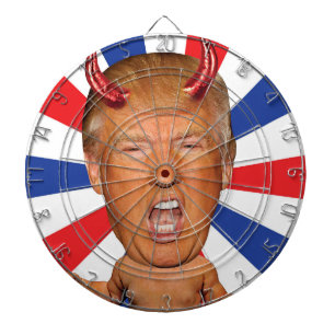 Cible De Fléchettes Anti Président Donald Trump Diable Homme Bébé
