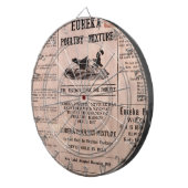 Cible De Fléchettes Antique Canister Feed (Devant droit)