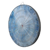 Cible De Fléchettes Aquarelle bleue Texture (Devant droit)