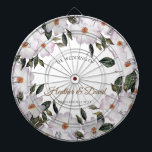 Cible De Fléchettes Aquarelle rose Roses Ballerina Floral Art<br><div class="desc">Conçu à partir de mon portrait de fleurs d'aquarelle de roses blanches 'ballerine' avec leurs couleurs rose pâle,  avec de nombreux bourgeons roses prêts à fleurir et entouré de feuillage vert foncé autour d'eux. Consultez mon magasin pour trouver les articles correspondants !</div>
