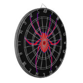 Cible De Fléchettes Araignée rouge Tableau noir (Devant gauche)