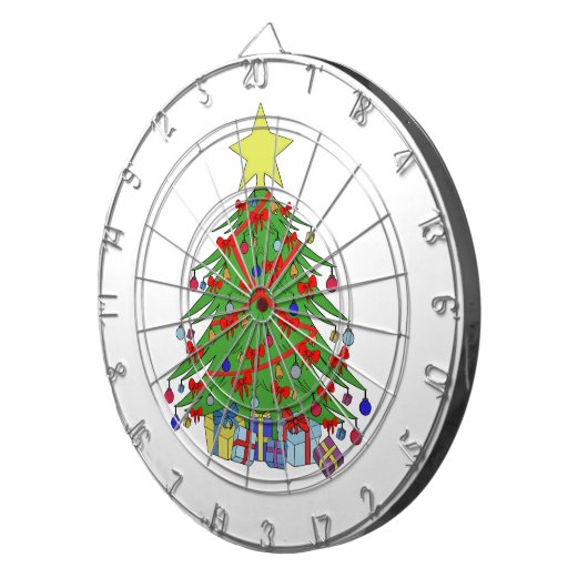 Cible De Fléchettes Arbre de Noël (Devant droit)