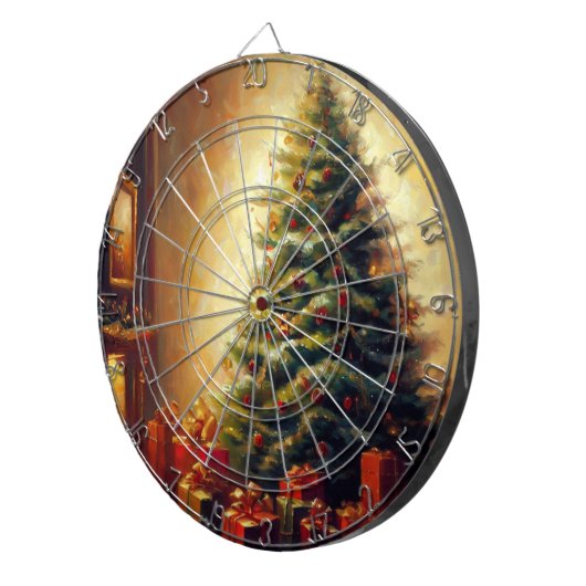 Cible De Fléchettes Arbres de Noël (1) (Devant droit)