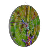 Cible De Fléchettes Arc en ciel libellule et fleur (Devant gauche)