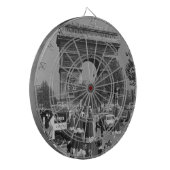 Cible De Fléchettes Arche triomphale vintage France Paris (Devant gauche)