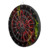 Cible De Fléchettes Arêtes Frayées, Coeur Fort : Amour Indestructible (Devant droit)