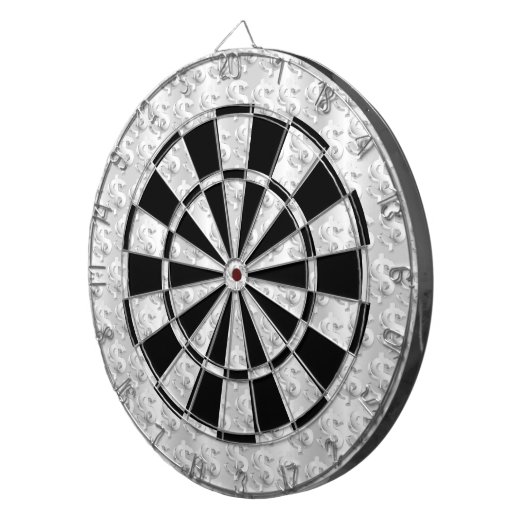 Cible De Fléchettes $ Argent $ (Devant droit)