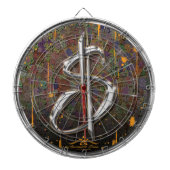 CIBLE DE FLÉCHETTES ARGENT (Devant)