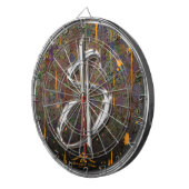 CIBLE DE FLÉCHETTES ARGENT (Devant droit)