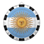 Cible De Fléchettes Argentine Dartboard & Argentino Drapeau / jeu (Devant)
