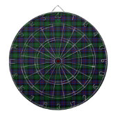 Cible De Fléchettes Argyll District Tartan avec monogramme / initiales (Devant)