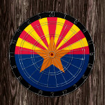 Cible De Fléchettes Arizona Flag Dartboard & Arizona / USA jeu board<br><div class="desc">Dartboard : Arizona & Arizona drapeaux fléchettes,  jeux de plaisir en famille - amour mon pays,  jeux d'été,  vacances,  fête des pères,  fête d'anniversaire,  étudiants / fans de sports</div>