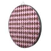 Cible De Fléchettes Arlequin Brown et rose (Devant droit)