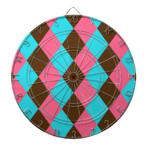 Cible De Fléchettes Arlequin, Drapeau Pastel au chocolat