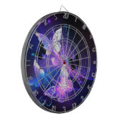 Cible De Fléchettes Arrière - plan aux papillons de nuit (Devant gauche)