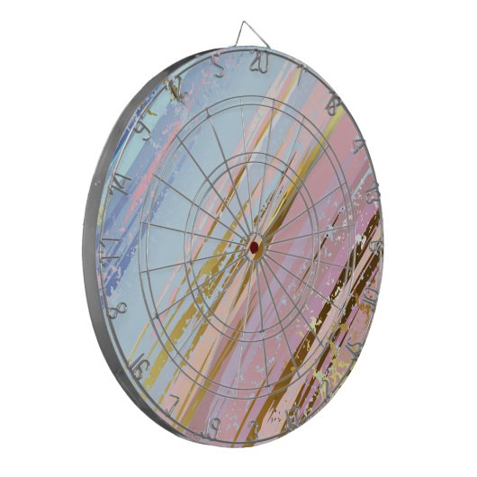 Cible De Fléchettes Arrière - plan rose texturé (Devant gauche)