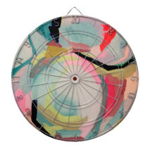 Art Abstract Fluro Acrylic Painting  