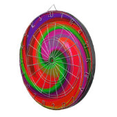 Cible De Fléchettes Art Abstrait #30 (Devant droit)