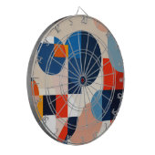 Cible De Fléchettes Art Abstrait géométrique du milieu du siècle scand (Devant gauche)