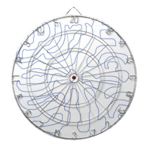 Cible De Fléchettes art abstrait moderne