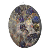 Cible De Fléchettes Art arrière - plan numérique de fleurs / motif de  (Devant droit)