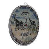 Cible De Fléchettes Art Eléphant Africain (Devant gauche)