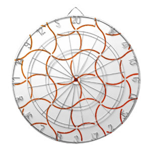 CIBLE DE FLÉCHETTES ART ET CONCEPTION DU DARTBOARD