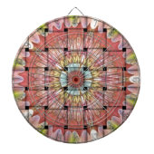 Cible De Fléchettes Art inspiré par l'Afrique Imprimé- Design géométri (Devant)