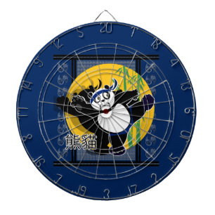 Cible De Fléchettes Arts martiaux Panda