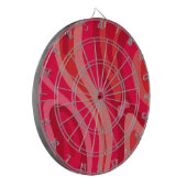 Cible De Fléchettes Artsy Motif rouge orange (Devant gauche)