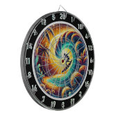 Cible De Fléchettes Artwork de surfer Sunset Wave (Devant gauche)