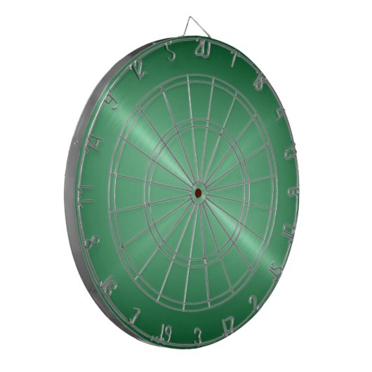 Cible De Fléchettes Aspect métallique en acier inoxydable vert métalli (Devant gauche)