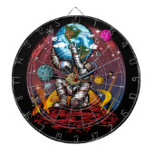 Cible De Fléchettes Atlas Space Man (Devant)