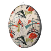 Cible de flechettes atomique moderne de tissu de (Devant droit)