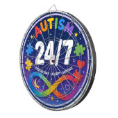 Cible de fléchettes Autism (Devant droit)