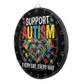 Cible De Fléchettes Autism awareness (Devant droit)