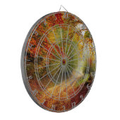 Cible De Fléchettes Autumn Leaves and Trees Covering Dirt Road (Devant gauche)