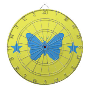 Cible de fléchettes avec le drapeau de Bady Bassit