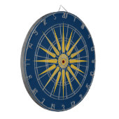 Cible de fléchettes avec le drapeau de Macédoine, (Devant gauche)