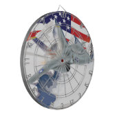 Cible De Fléchettes Avion américain Jet (Devant gauche)