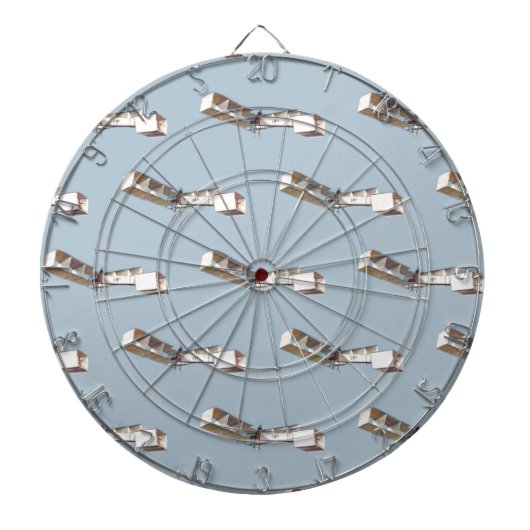 Cible De Fléchettes Avion Santos-Dumont 14 Bis (Devant)