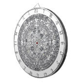 Cible De Fléchettes AZTEC OU MEXICA mexicaine (Devant droit)