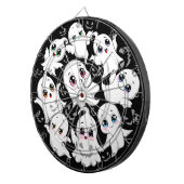 Cible De Fléchettes Baby Ghosts Éffrayant mignon Halloween humeur (Devant droit)