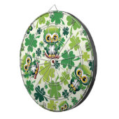 Cible De Fléchettes Baby Owl Cute St Patrick Cartoon (Devant droit)